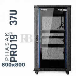 Armario Rack 37U 800x800 | Phasak Pro PHO-8837 19 In